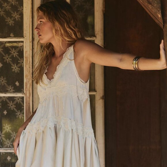 Free People Dresses & Skirts - In This Groove Mini Slip Dress